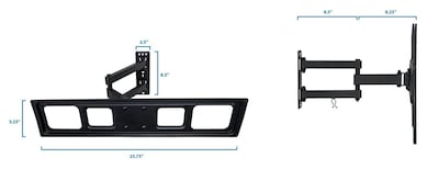 Mount-It! Full-Motion TV Wall Mount Arm for 37" to 70" TVs (MI-3991L)