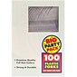 JAM Paper® Big Party Pack of Premium Plastic Forks, Clear, 100 Disposable Forks/Box (297F100cl)