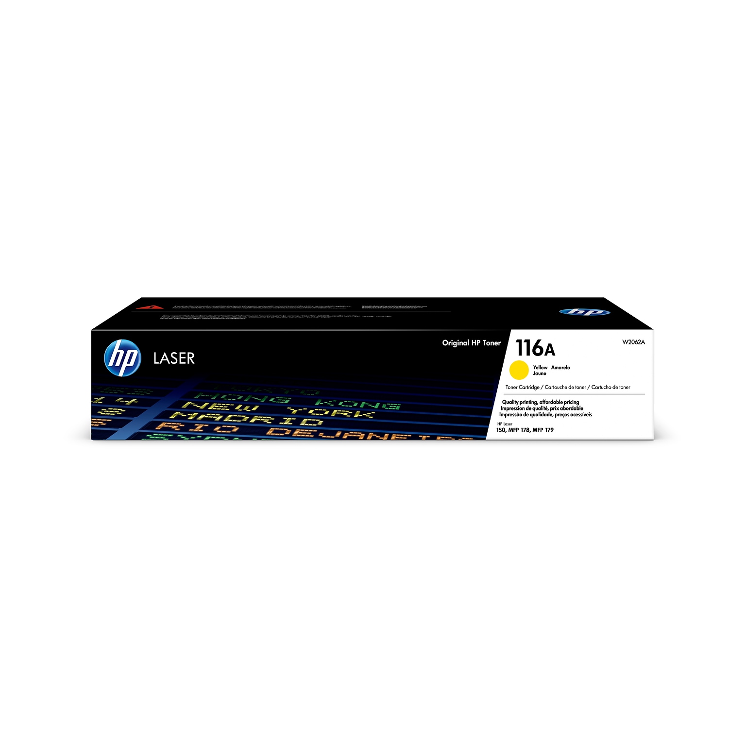 HP 116A Yellow Standard Yield Toner Cartridge (W2062A)