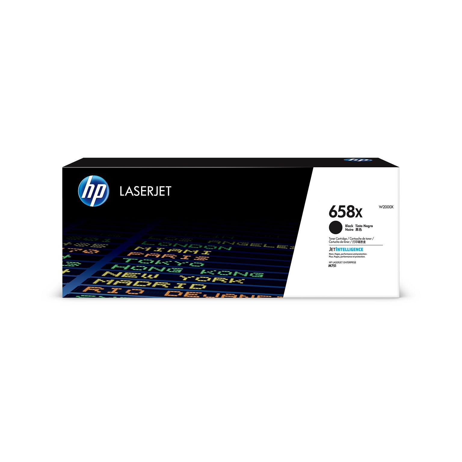 HP 658X Black High Yield Toner Cartridge (W2000X)