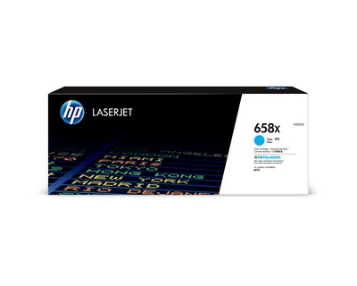 HP 658X Cyan High Yield Toner Cartridge, Prints Up to 28,000 Pages (W2001X)