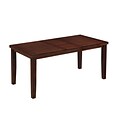 CorLiving Warm Brown Counter Height Dining Table with Hidden Extendable Leaf (DWG-880-T)