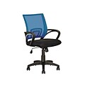 CorLiving LOF-324-O Workspace Mesh Back Office Chair, Process Blue