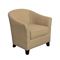 CorLiving Shirley Fabric Contemporary Tub Chair, Beige (LZY-768-C)