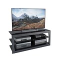 CorLiving Santa Lana TV Stand for up to 60 TVs, Black Matte (TSL-103-T)