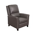 CorLiving Kate Bonded Leather Recliner, Brownish-Grey (LZY-523-R)