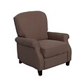 CorLiving Noah Linen Fabric Recliner, Brown (LZY-496-R)