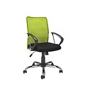 CorLiving WHL-712-C Workspace Contoured Mesh Back Office Chair, Lime Green