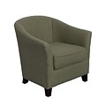 CorLiving Shirley Fabric Contemporary Tub Chair, Greenish-Grey (LZY-738-C)