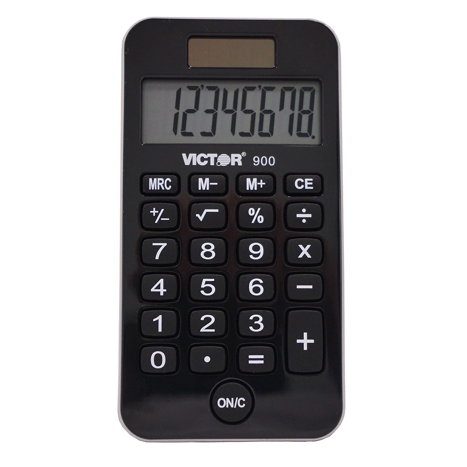 Victor 900 8-Digit Pocket Calculator, Black