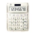 Datexx DD-611W-10 Big Number Dual Power Desktop Calculator, White, 10/Pack