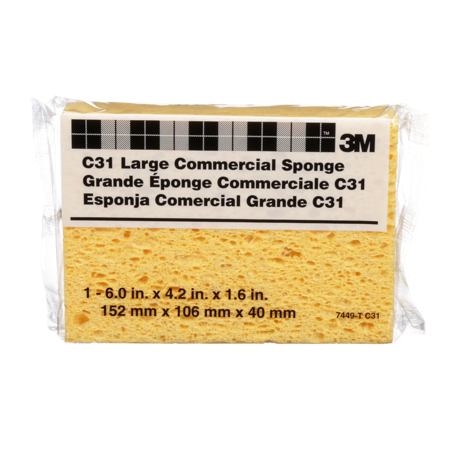 3M™ Commercial Size Yellow Sponge (C31)