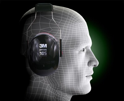 3M™ PELTOR™ Optime™ 105 Over-the-Head Earmuffs (H10A)