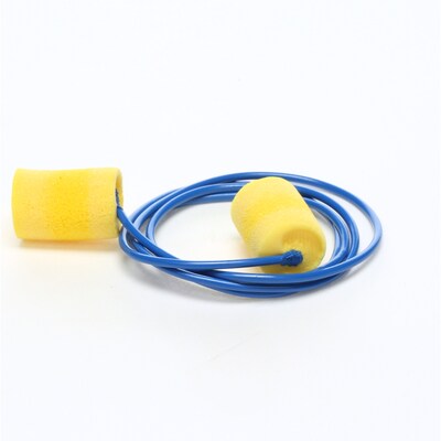 3M™ E-A-R™ Classic™ Earplugs, Corded, Poly Bag, 200 Pairs/Case (311-1101)