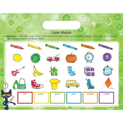 Teacher Created Resources Pete the Cat® Activity Pad for PreK-K, Pack of 3