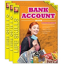 Bank Account Math by Sue LaRoy, Paperback, Pack of 3 (9781561750009)