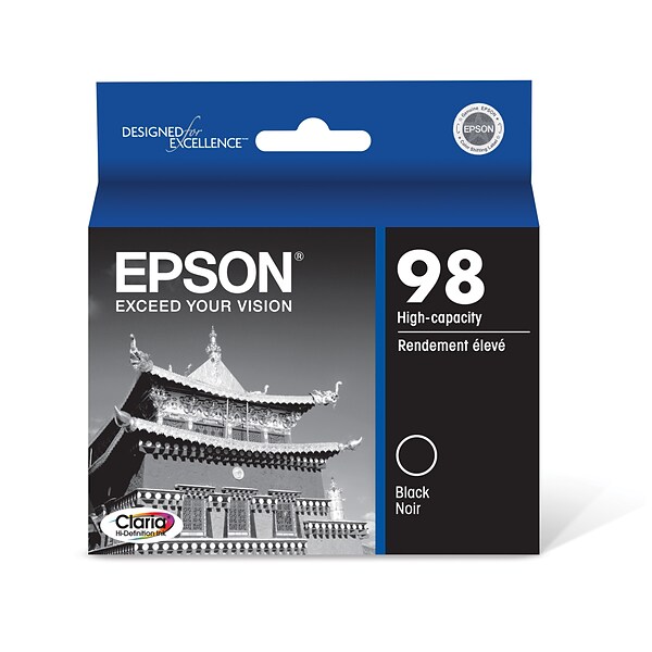 Epson T98 Black High Yield Ink Cartridge