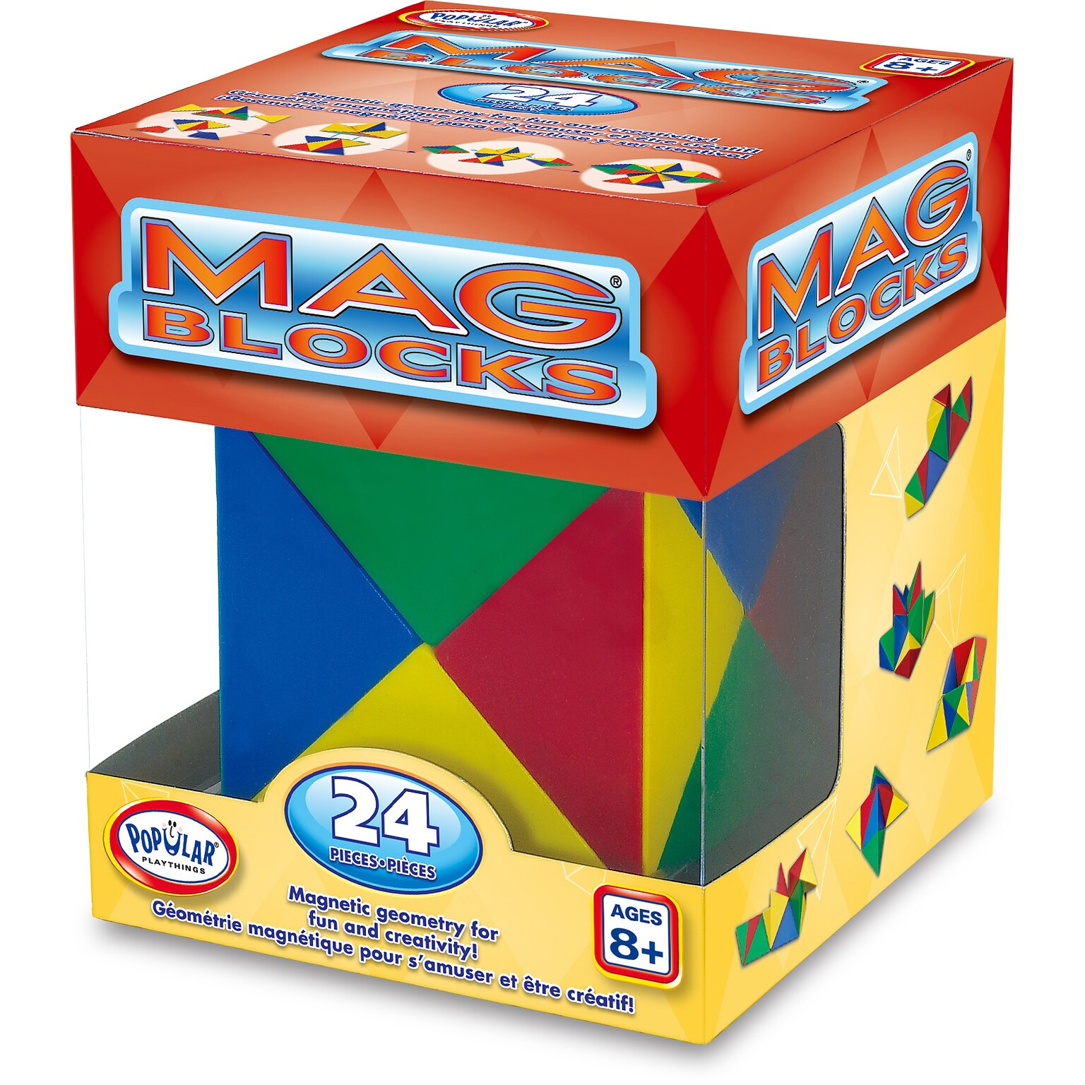 Popular Playthings Mag-Blocks® 24-Piece Set (PPY415)