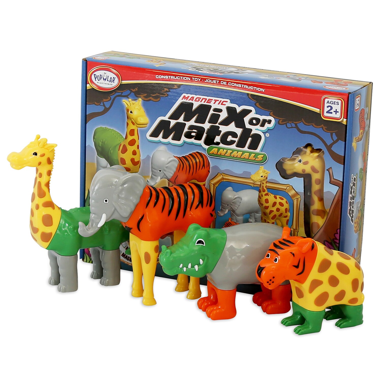 Popular Playthings Magnetic Mix or Match Animals (PPY62000)