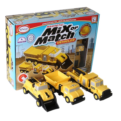Popular Playthings Magnetic Mix or Match® Construction Vehicles (PPY60315)