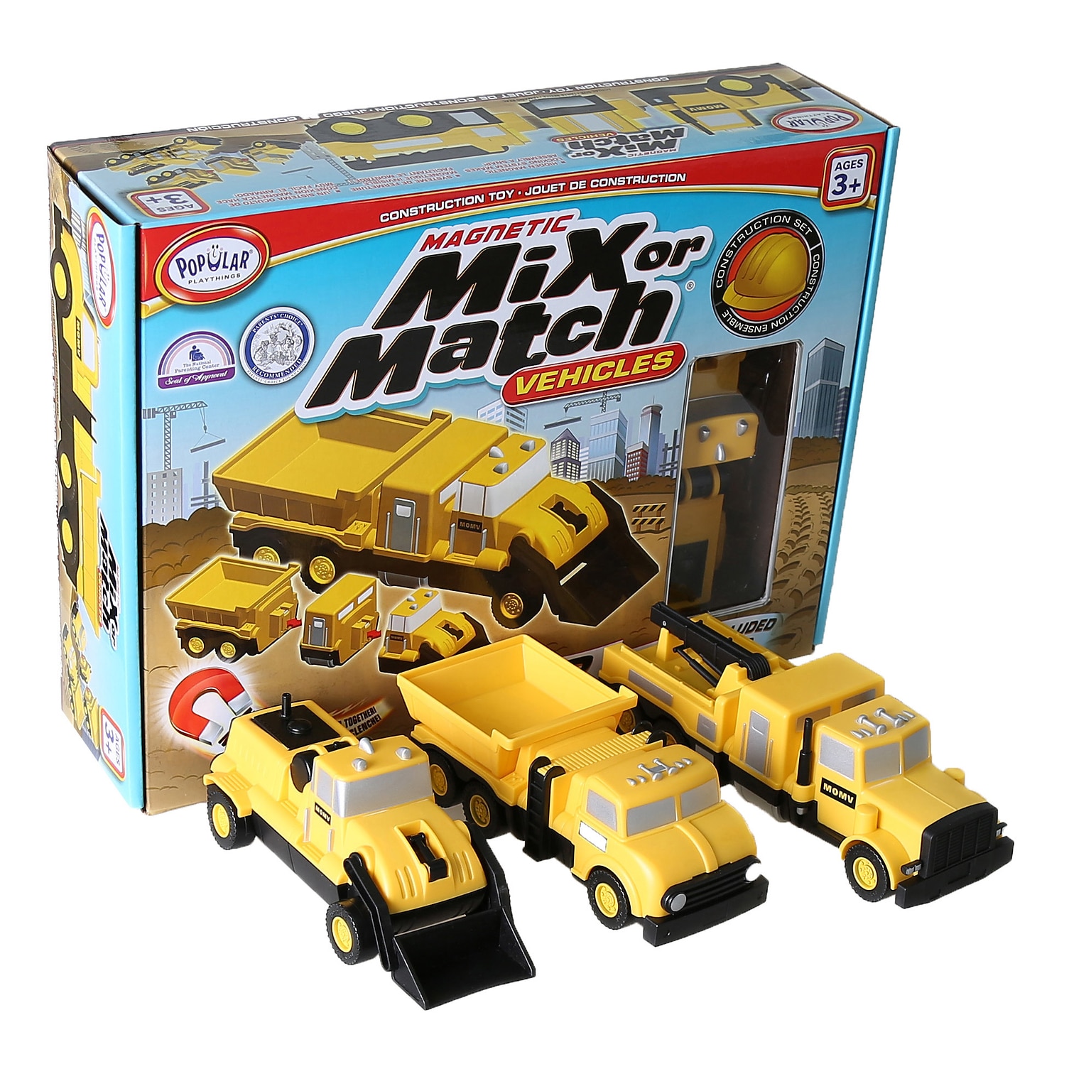 Popular Playthings Magnetic Mix or Match® Construction Vehicles (PPY60315)