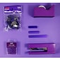 JAM Paper Office Starter Kit, Purple, Stapler, Tape Dispenser, Staples, Paper Clips & Binder Clips, 5/Pack (338756pu)