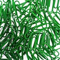 JAM Paper® Bulk Paper Clips, Small 1 Inch, Standard Paperclips, Green 50000/Carton (371332133)
