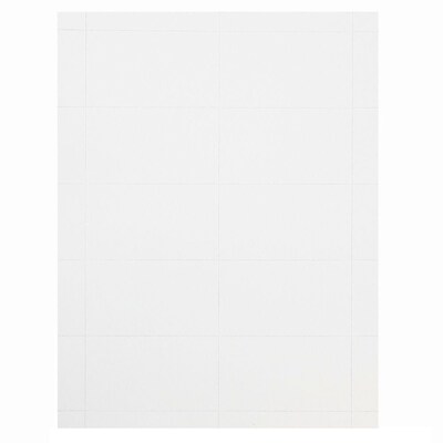 JAM Paper® Printable Business Cards, 2 x 3.5, White, 100/pack (22130975)
