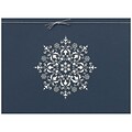 JAM Paper® Christmas Holiday Card Set, Laser Cut Snowflake, 25/pack (526M1301WB)