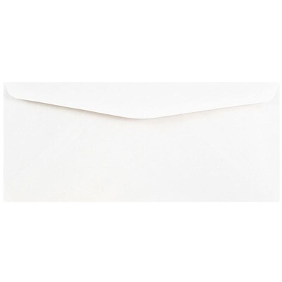 JAM Paper #10 Business Envelope, 4 1/8” x 9 1/2”, White, 250/Box (35532IF)