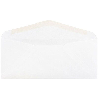 JAM Paper #10 Business Envelope, 4 1/8" x 9 1/2", White, 1000/Carton (35532B)