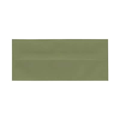 JAM Paper® #10 Business Envelopes, 4.125 x 9.5, Olive Green, 25/Pack (21517101)