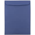 JAM Paper 9 x 12 Open End Catalog Envelopes, Presidential Blue, 100/Pack (263917110f)