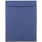 JAM Paper 9 x 12 Open End Catalog Envelopes, Presidential Blue, 100/Pack (263917110f)