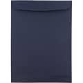 JAM Paper® 9 x 12 Open End Catalog Envelopes, Navy Blue, 100/Pack (51287431f)