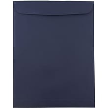JAM Paper 10 x 13 Open End Catalog Envelopes, Navy Blue, 10/Pack (12828427f)
