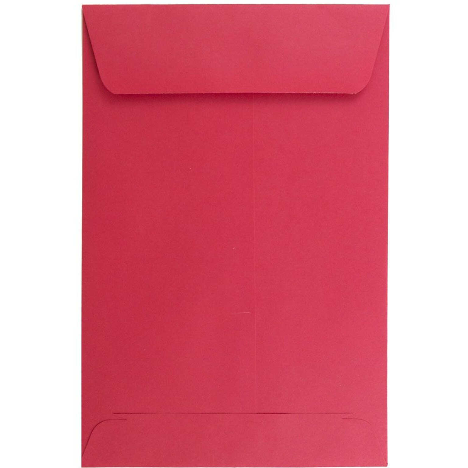 JAM Paper 6 x 9 Open End Catalog Colored Envelopes, Red Recycled, 50/Pack (v0128139i)