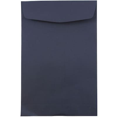 JAM Paper 6 x 9 Open End Catalog Envelopes, Navy Blue, 100/Pack (01287030f)