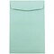 JAM Paper 6 x 9 Open End Catalog Envelopes, Aqua Blue, 50/Pack (31287520FI)
