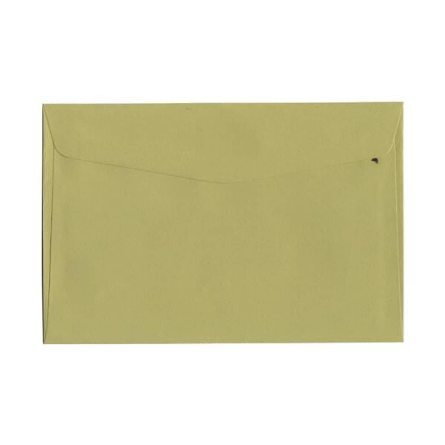 JAM Paper® 6 x 9 Booklet Envelopes, Chartreuse Green, Bulk 1000/Carton (21512978b)