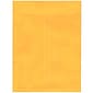 JAM Paper Open End Open End Catalog Envelope, 9" x 12", Yellow, 100/Pack (212816063F)