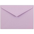 JAM Paper® 8bar V-Flap Envelope, 5 3/4 x 8, Lilac Purple, 50/pack (526CE150)