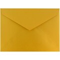 JAM Paper® 8bar V-Flap Envelope, 5 3/4 x 8, Gold Luster, 50/pack (526PKCE210)