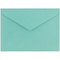 JAM Paper® 8bar V-Flap Envelope, 5 3/4 x 8, Island Teal Blue, 50/pack (526PKCE120)