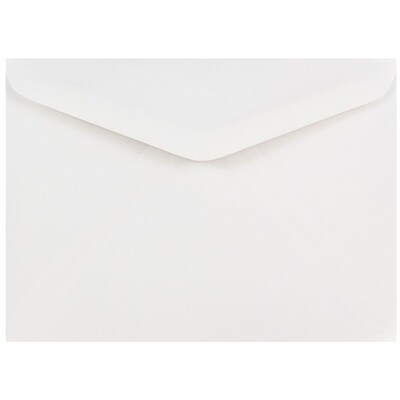 JAM Paper® A7 Invitation Envelopes with V-Flap, 5.25 x 7.25, White, Bulk 500/Box (4023210c)