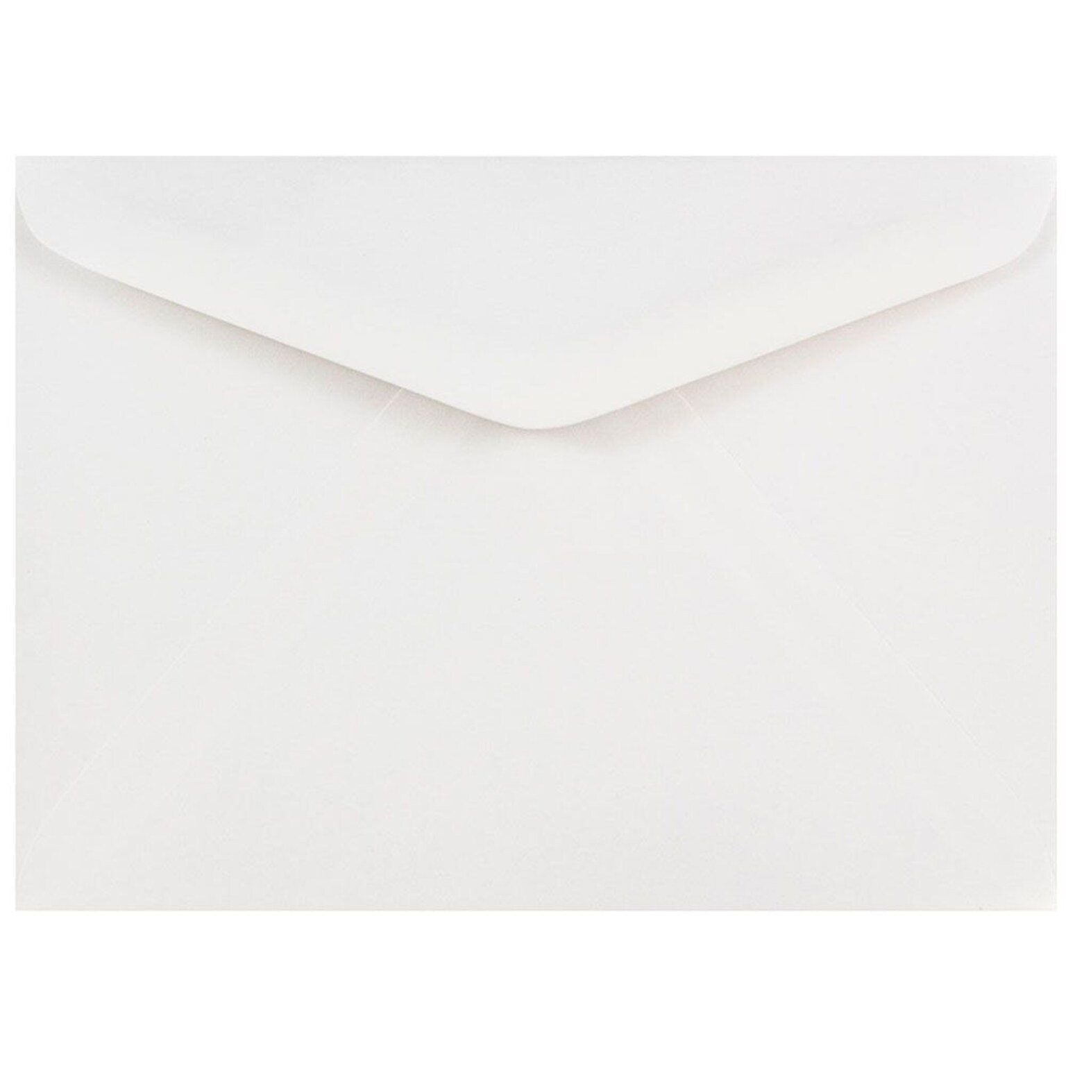 JAM Paper A7 Invitation Envelopes with V-Flap, 5.25 x 7.25, White, Bulk 500/Box (4023210c)