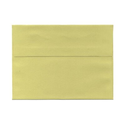 JAM Paper® A7 Invitation Envelopes, 5.25 x 7.25, Chartreuse Green, 25/Pack (21512980)