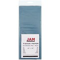 JAM Paper® Gift Tissue Paper, Ocean Blue, 10 Sheets/pack (211515605)