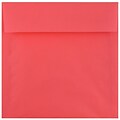 JAM Paper® 6 x 6 Square Envelopes, Watermelon Pink Translucent, 50/pack (241332374i)