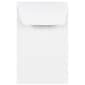 JAM Paper #1 Coin Envelope, 2 1/4" x 3 1/2", White with Gold Lining, 25/Pack (122326658A)
